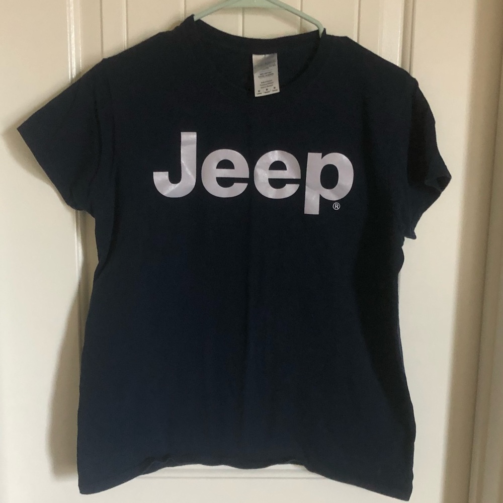 Navy Jeep tee
